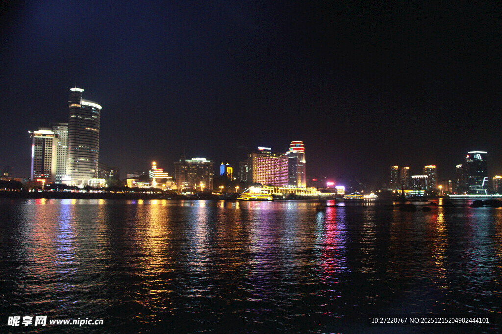 城市璀璨夜景  厦门