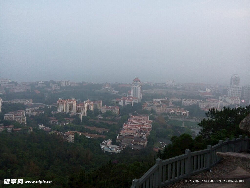 俯瞰城市景观 厦门