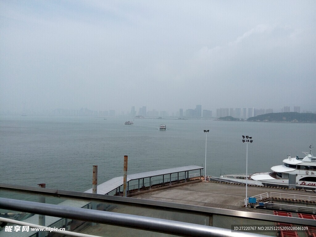 厦门海滨码头风景