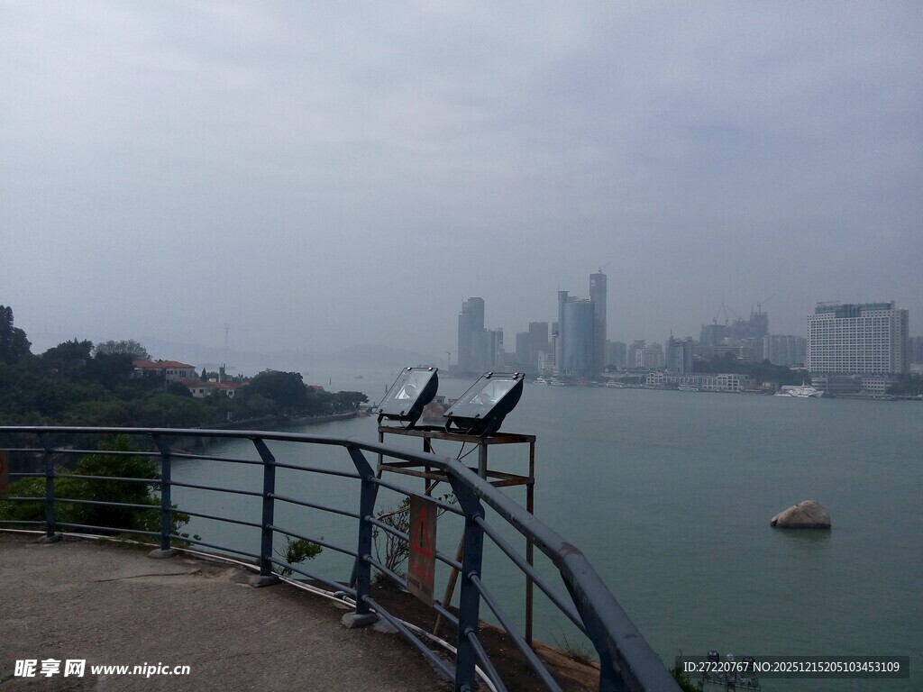 厦门 海滨城市风光远眺