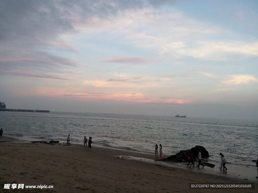 厦门鼓浪屿  海边黄昏美景