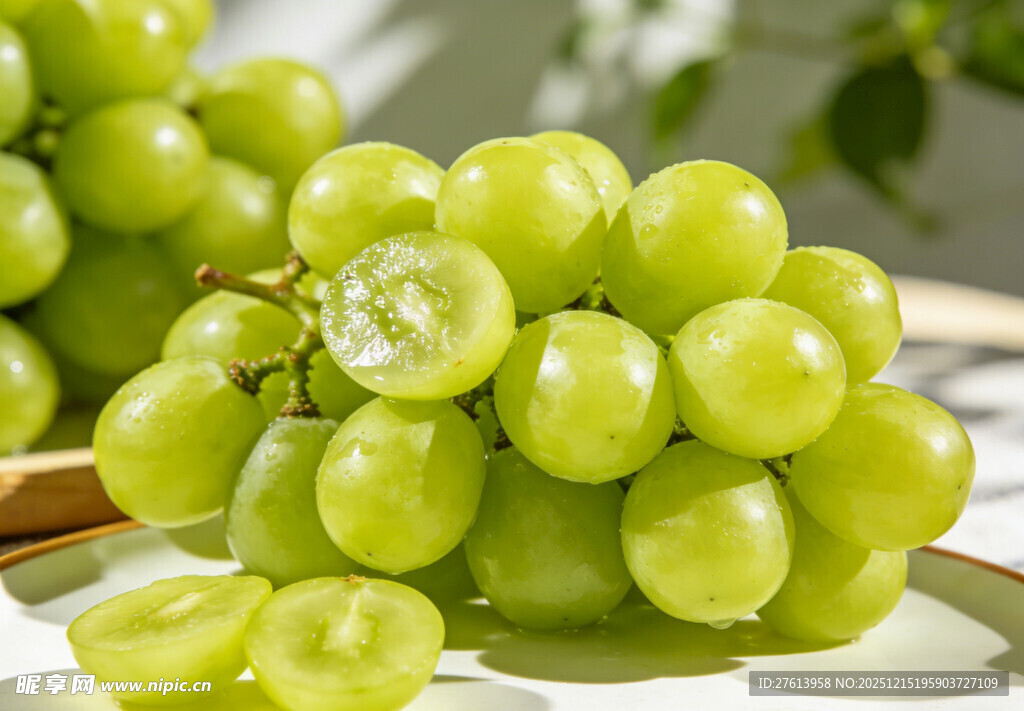 绿葡萄特写