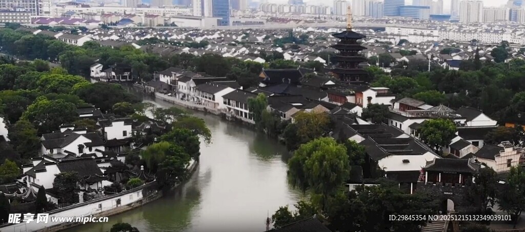 江南水乡城市景观
