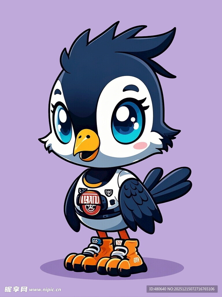 可爱卡通小鸟形象