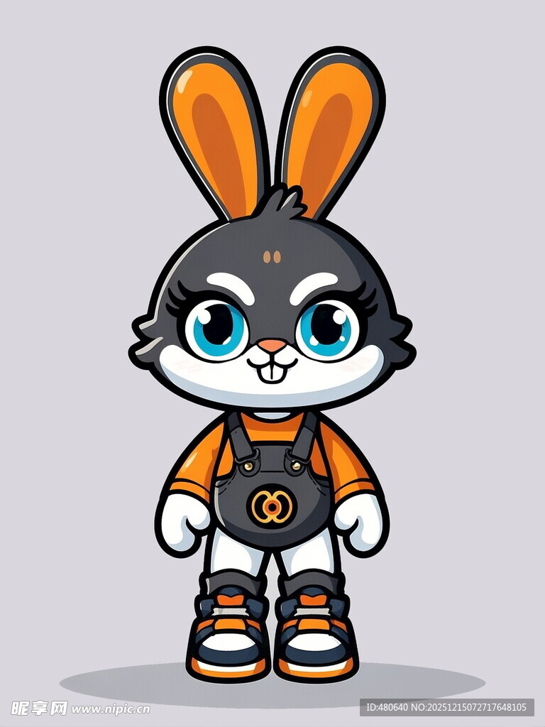 时尚小兔卡通形象