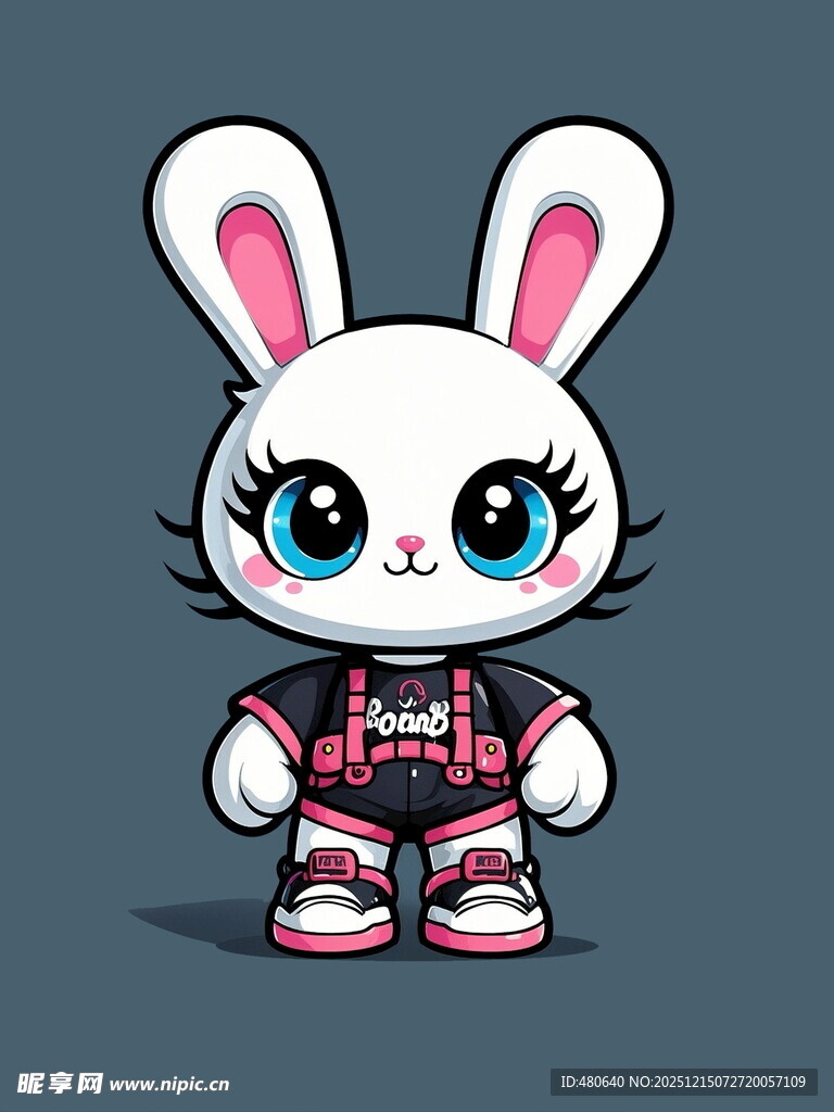 可爱兔子卡通形象