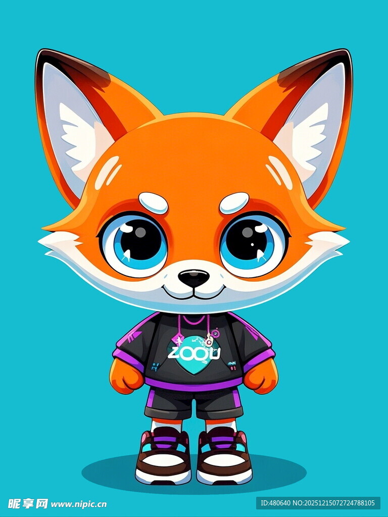 可爱小狐狸卡通形象