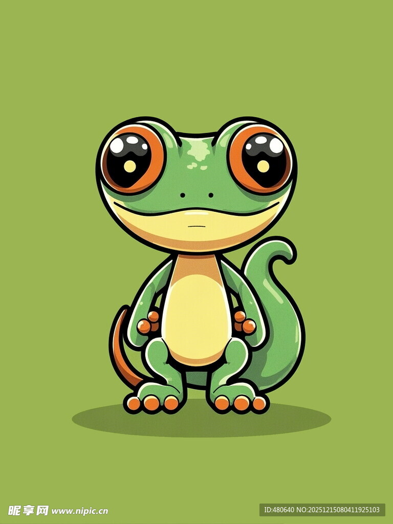 可爱卡通青蛙形象