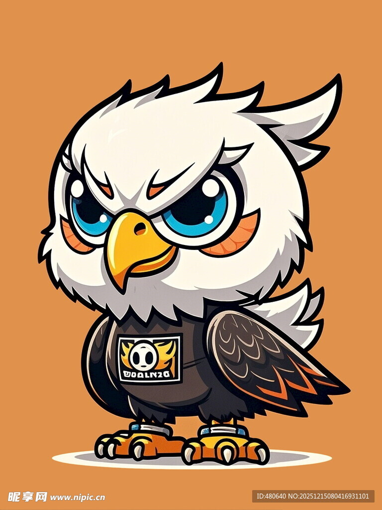 轮滑小鹰形象