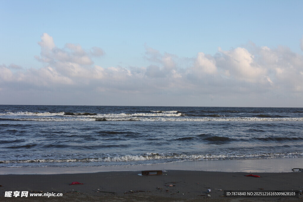 海边景致 海浪与天际