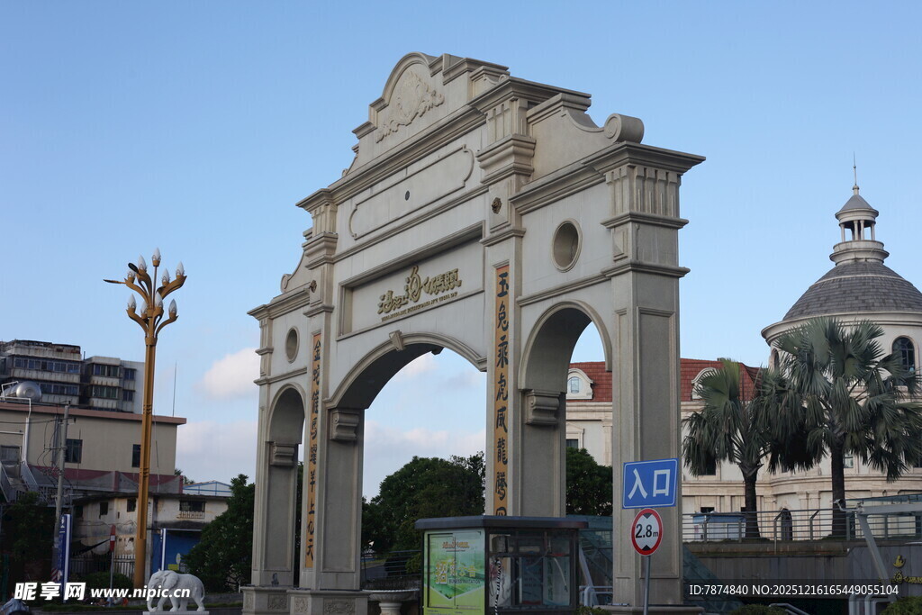 罗马风格凯旋门建筑景观
