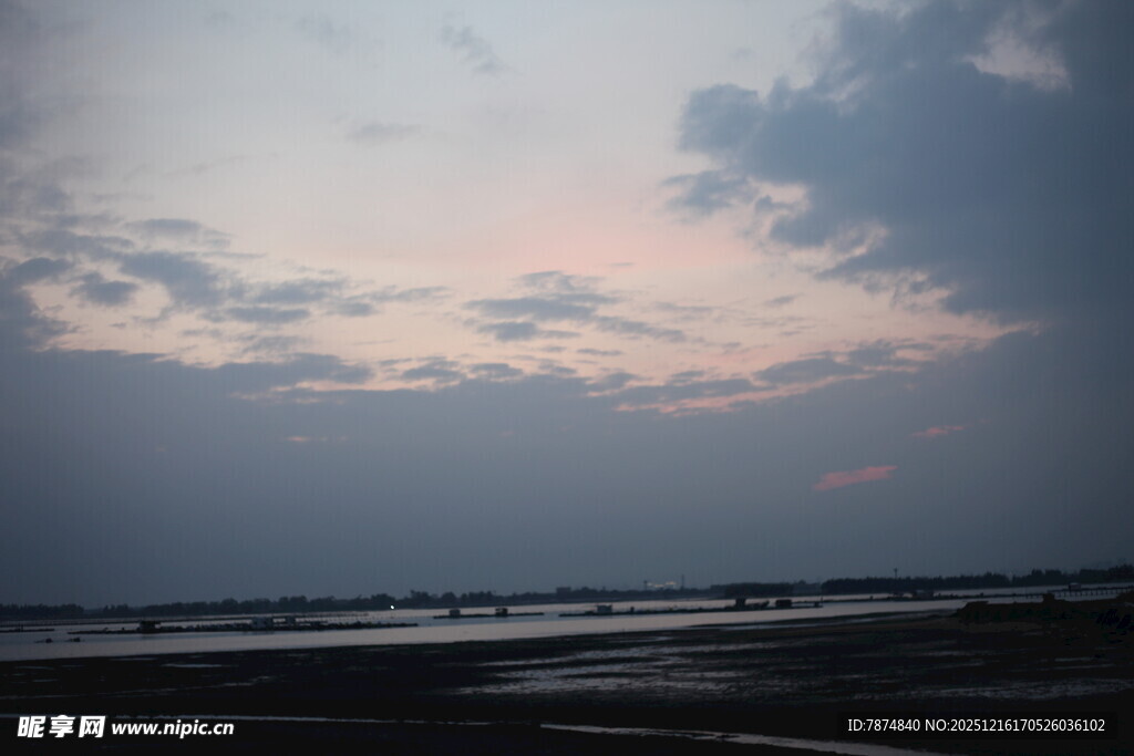 海边暮色天空美景