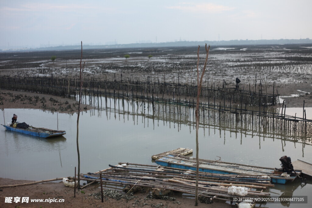水上渔排场景