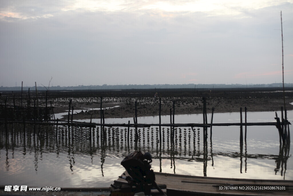 水上渔排场景