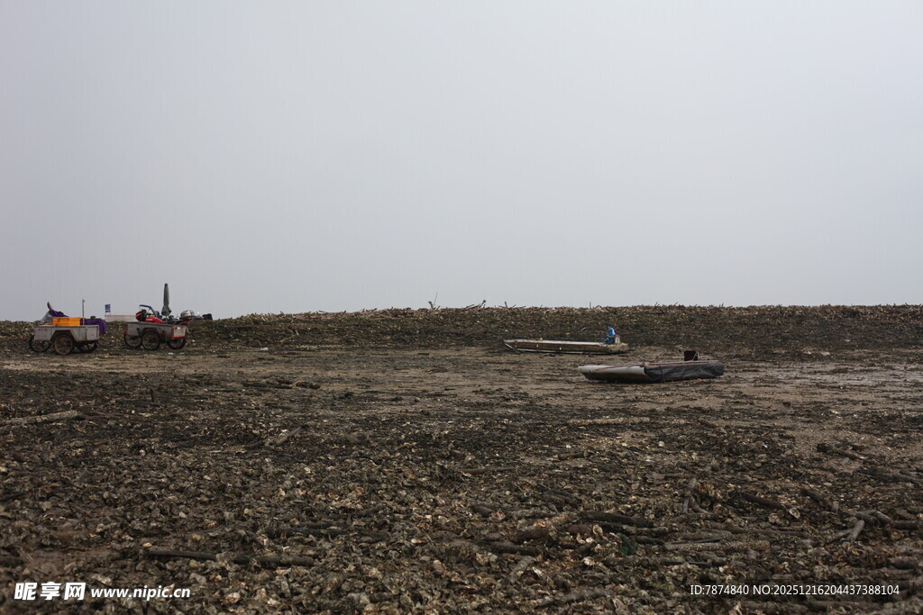 田野中的施工场景