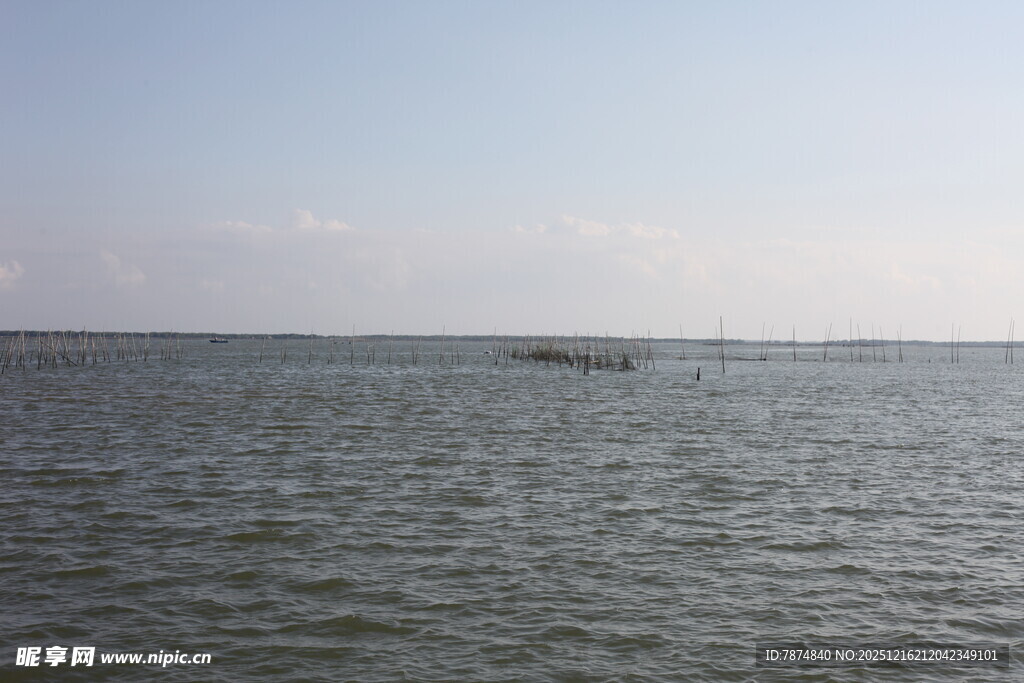 广阔海面的宁静景象