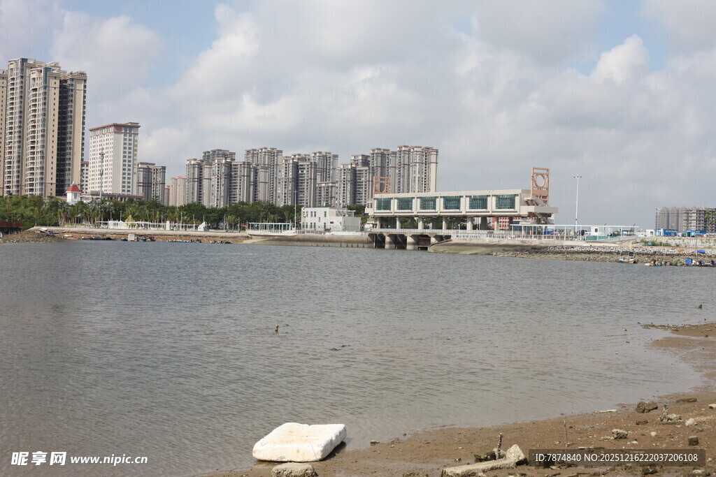 城市滨水风光景色
