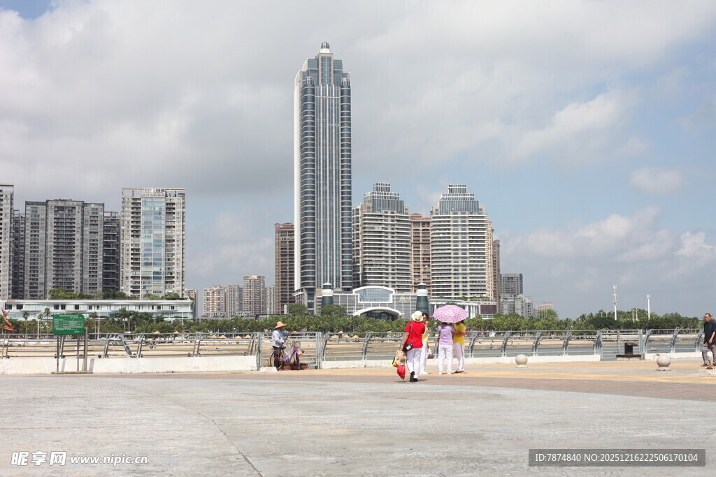 海滨城市风光