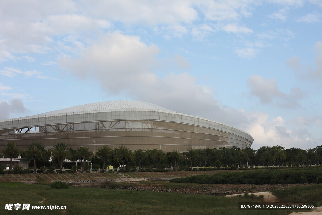 大型体育场外观风景
