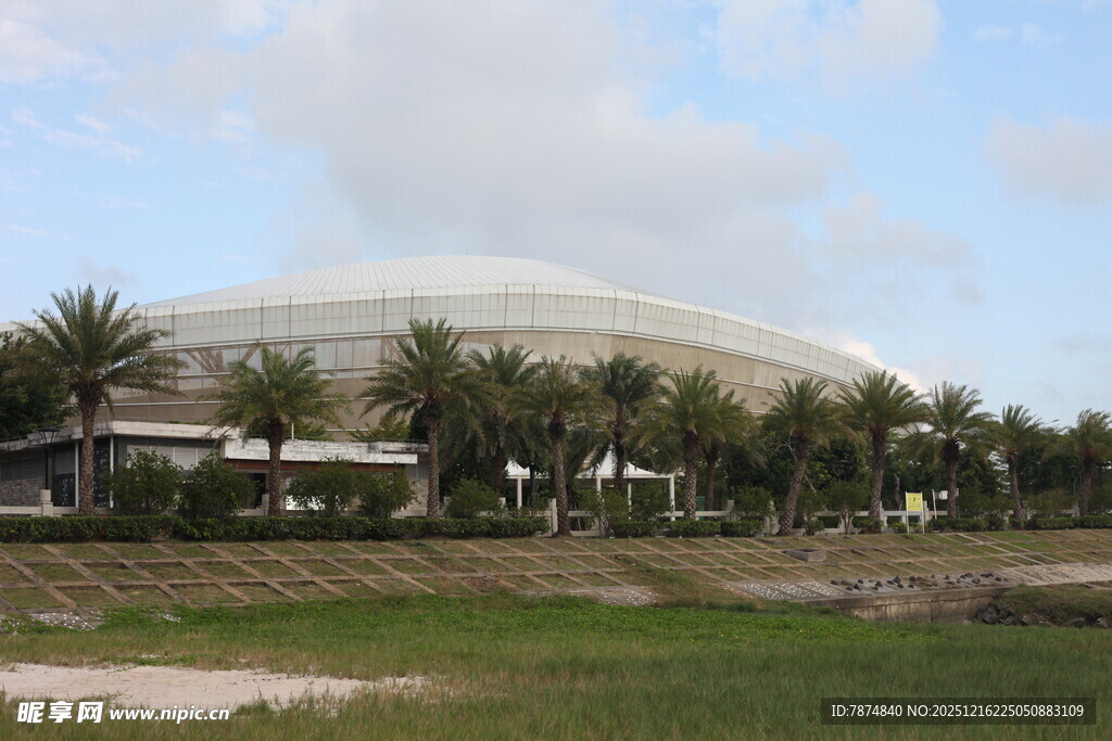 现代风格体育场外观景观