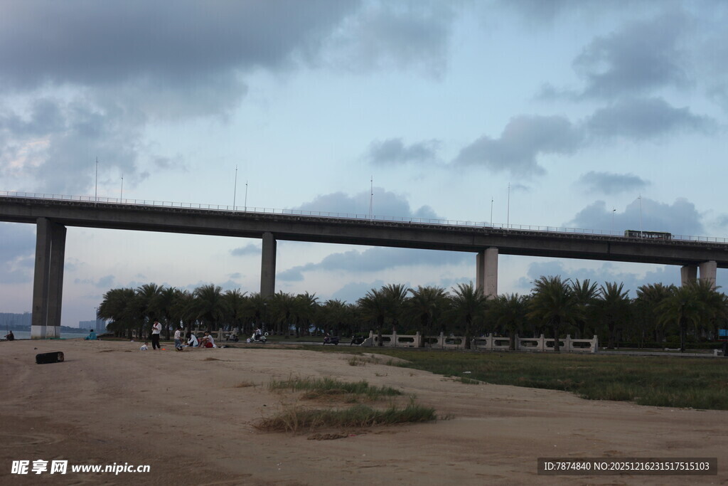 郊外高架桥风景