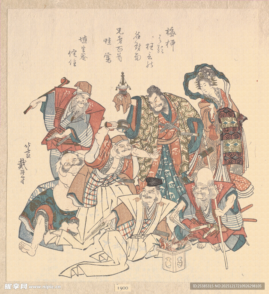 古代人物场景图