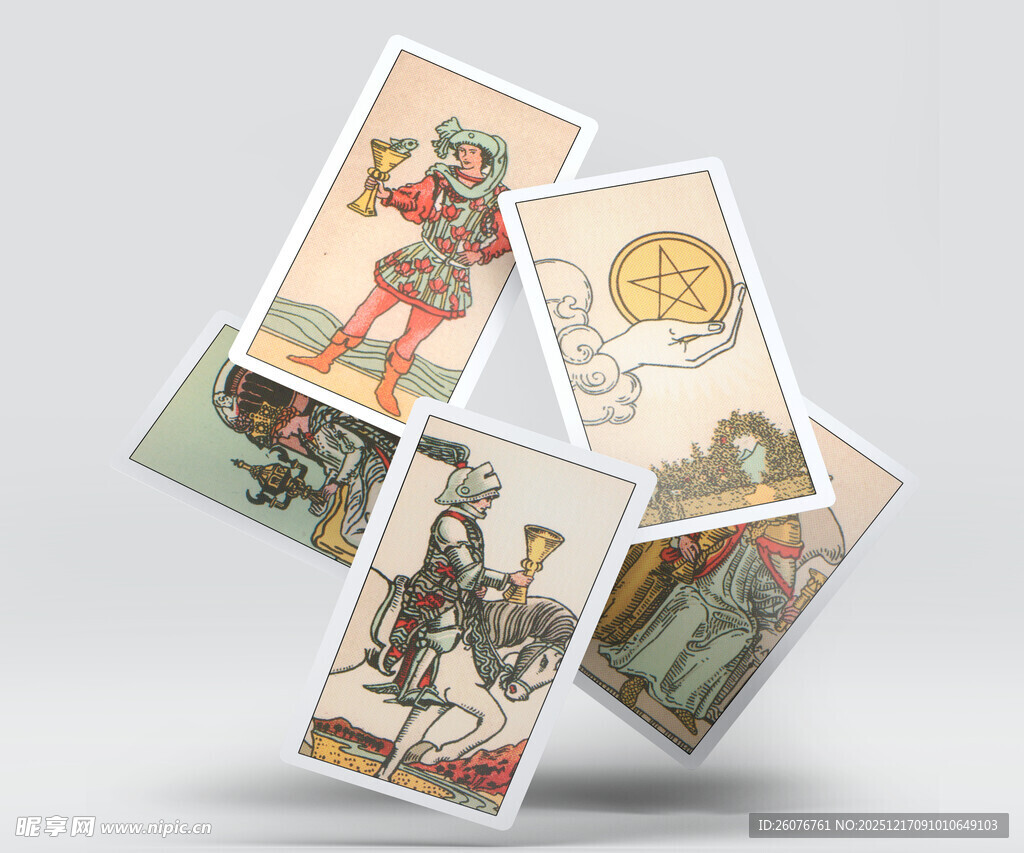 塔罗牌样机图片