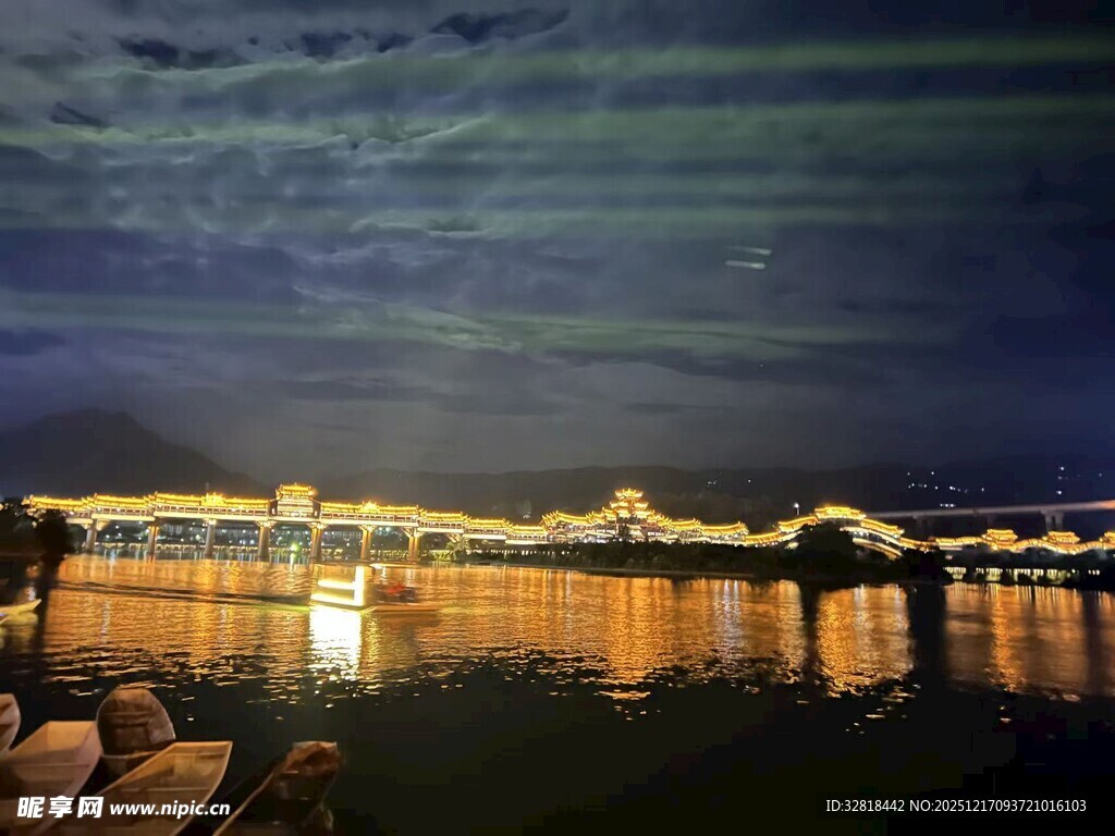 桥廊夜景2