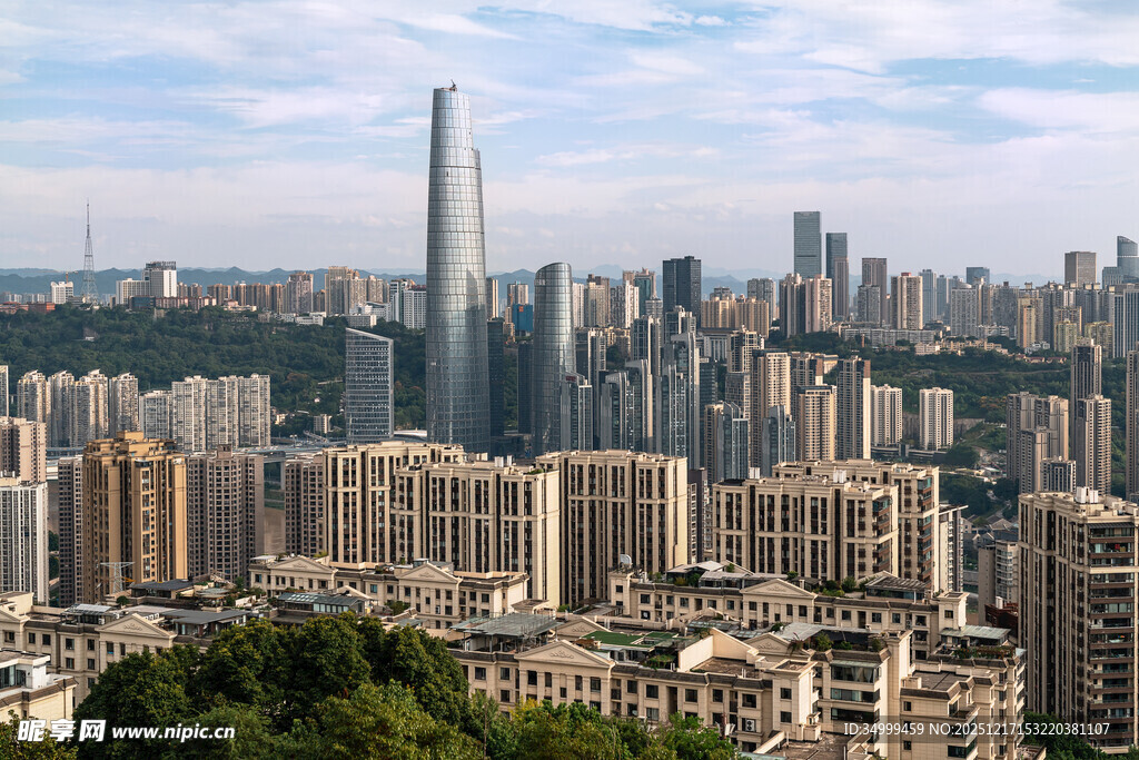 重庆城市天际线壮观景象