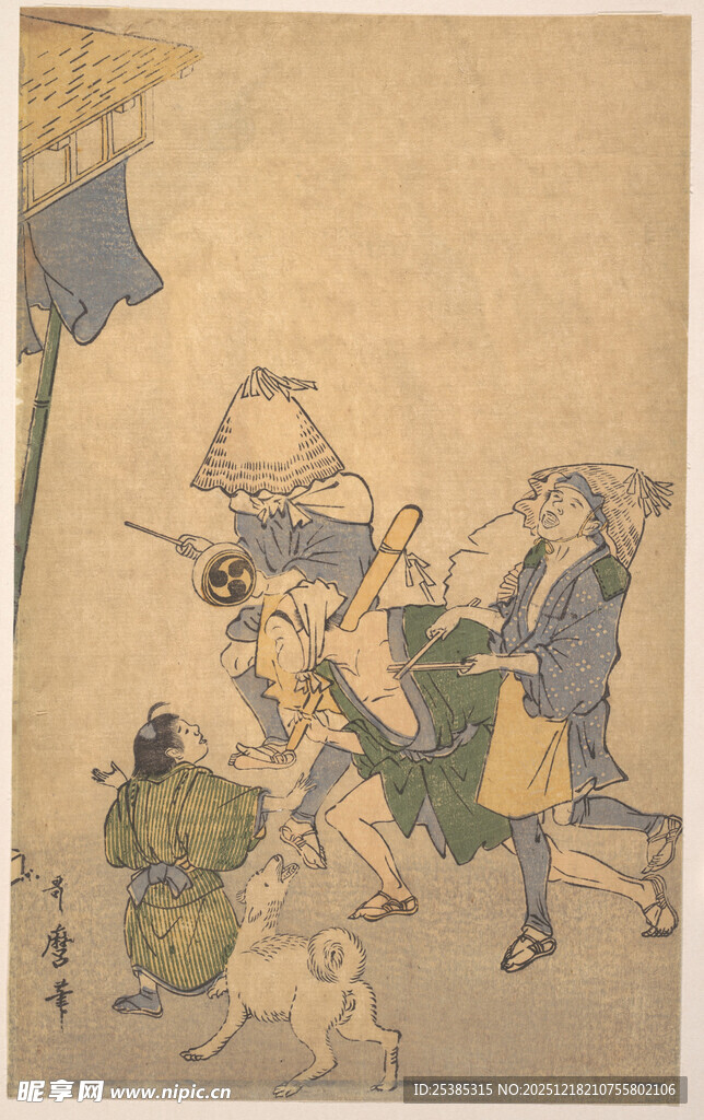 古代人物场景画