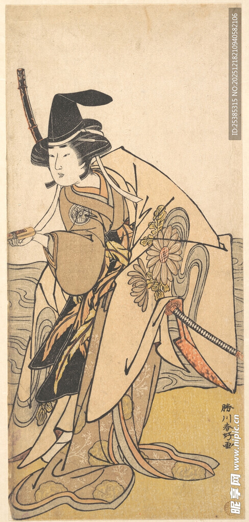 日本传统武士绘像