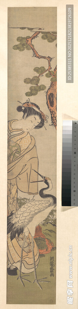 古代花鸟山水绘画作品