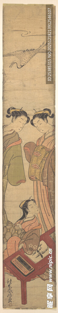 古代人物场景绘画