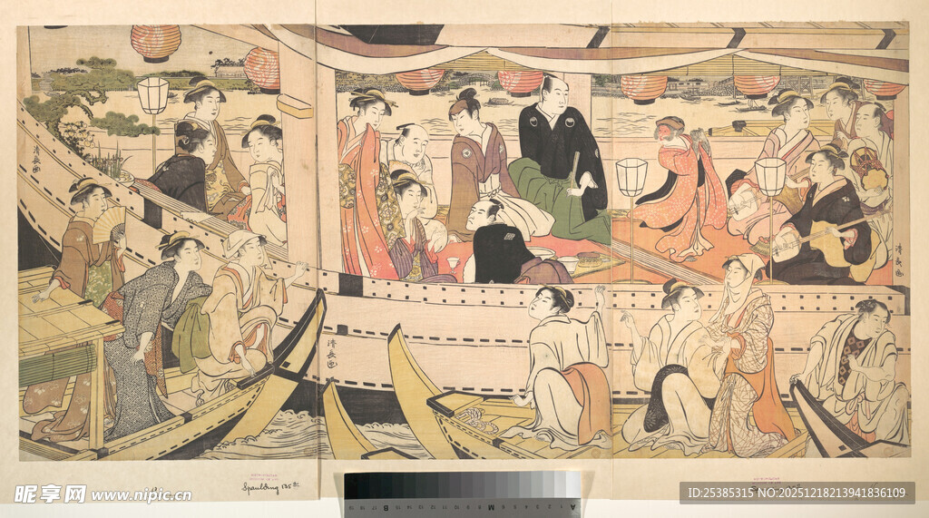 古代精美壁画艺术场景