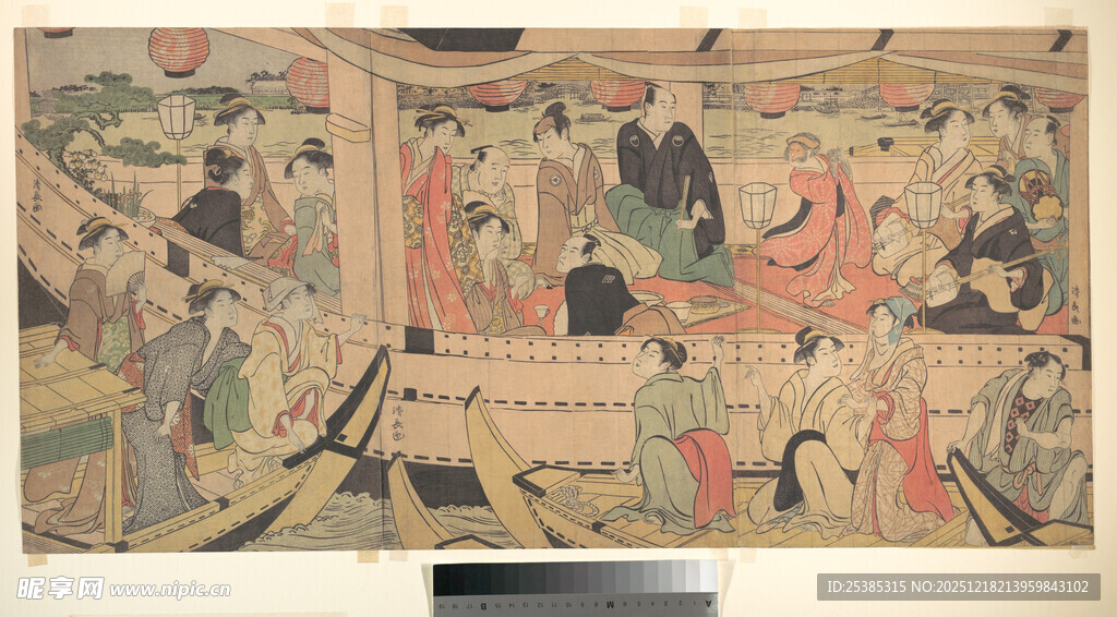 古代精美壁画艺术作品