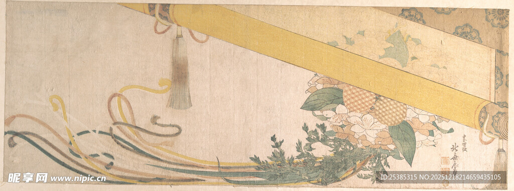 古风中式传统手绘装饰图案