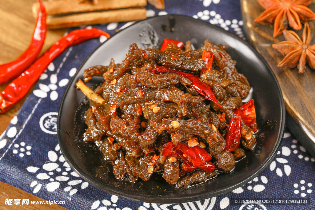 香辣牛肉干
