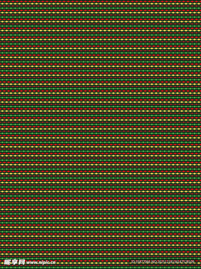 圣诞节底深绿底圆弧形纹理图案