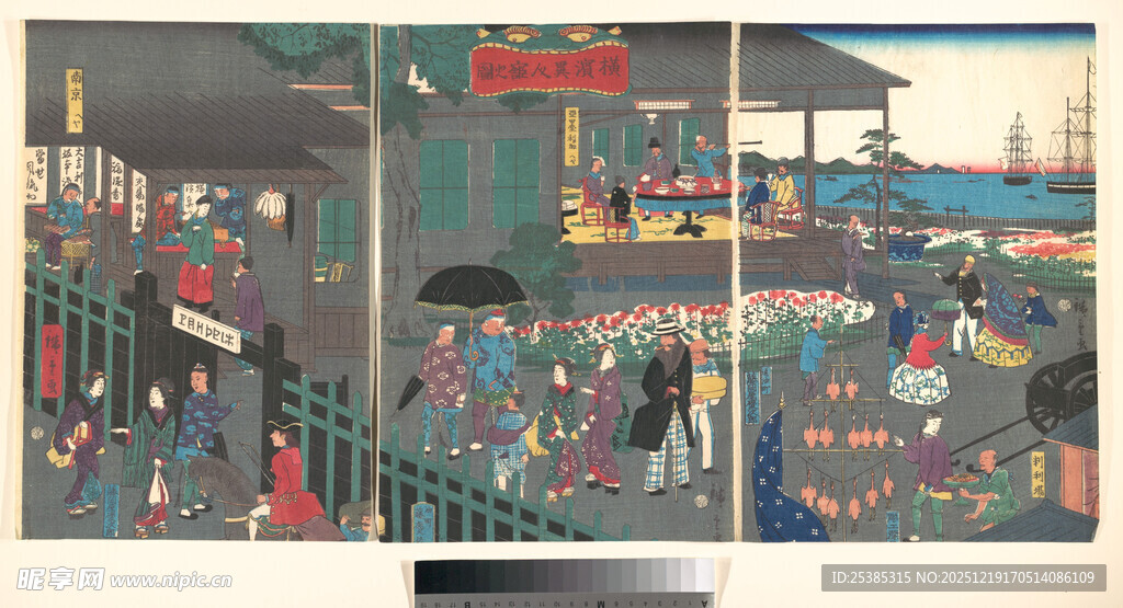 热闹多彩的街头场景