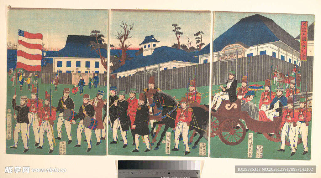 古代战争场景绘画