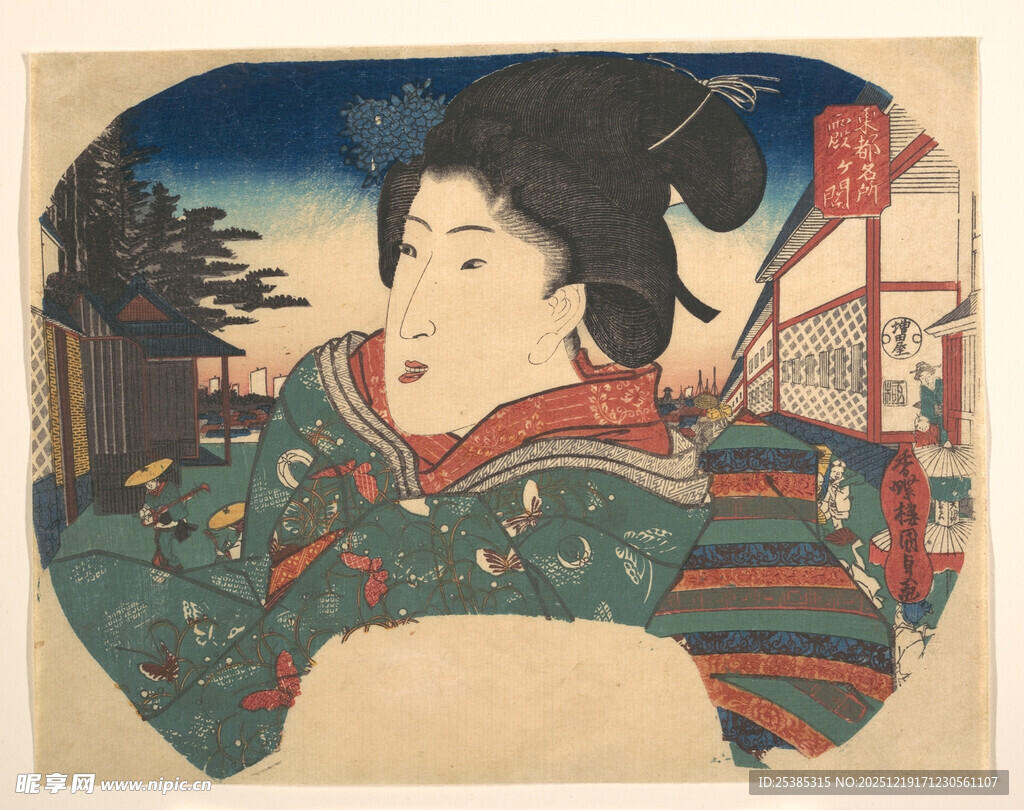 日本传统艺伎画像