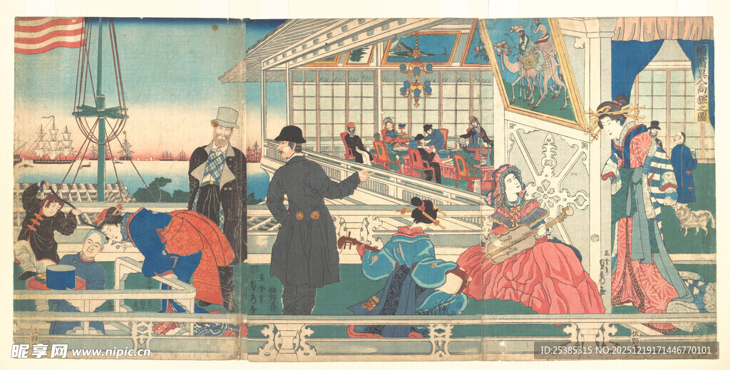 古代集会场景图