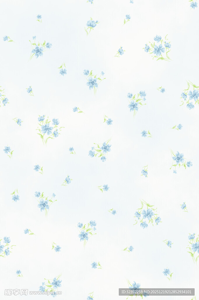 清新碎花图案背景