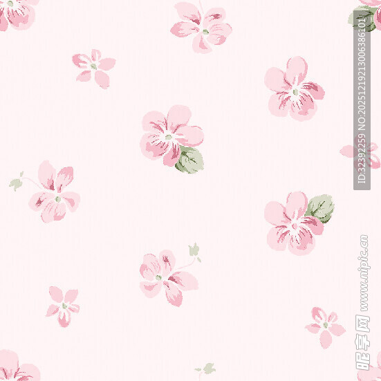 粉色花卉图案背景
