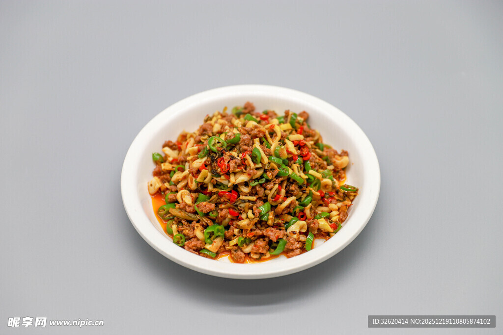 青椒炒肉沫