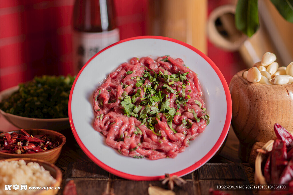 牛肉拌菜 