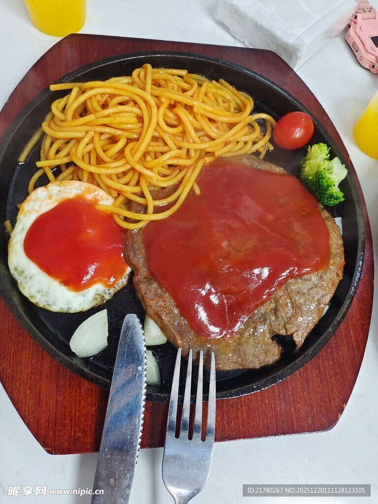 牛排意面