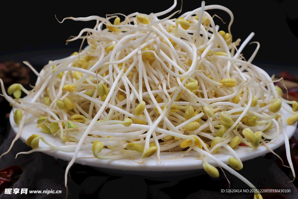 新鲜豆芽
