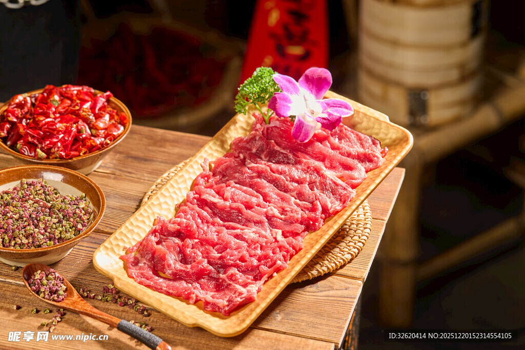 新鲜牛肉片