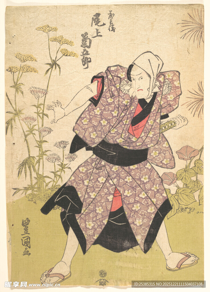 日本传统服饰武士形象